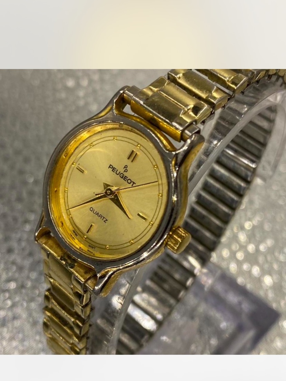 *** Peugeot ^^^ Gold Tone Quartz Women's Watch ***